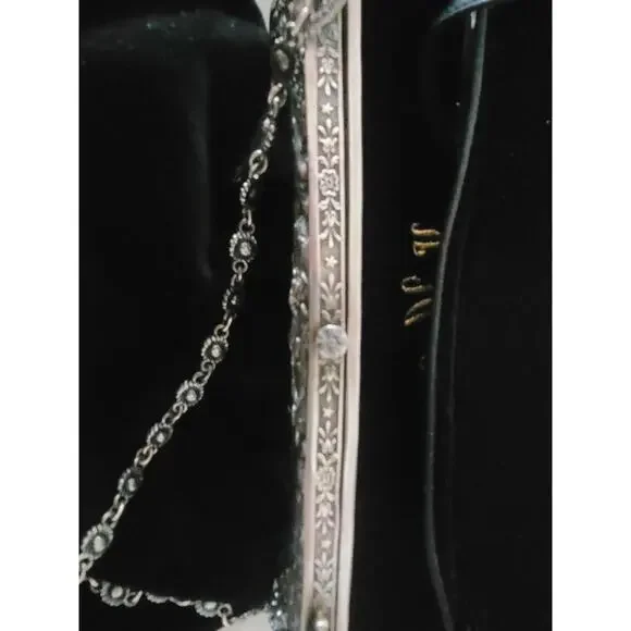 Bag Victorian with Cherubs Gorham Sterling Whimsy Old Money Boho Chic Wedding - Picture 4 of 7